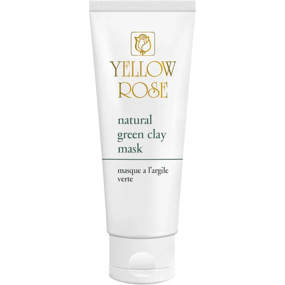 Очищающая детокс-маска с зеленой глиной для жирной кожи Yellow Rose Natural Green Clay Mask  - фото 2