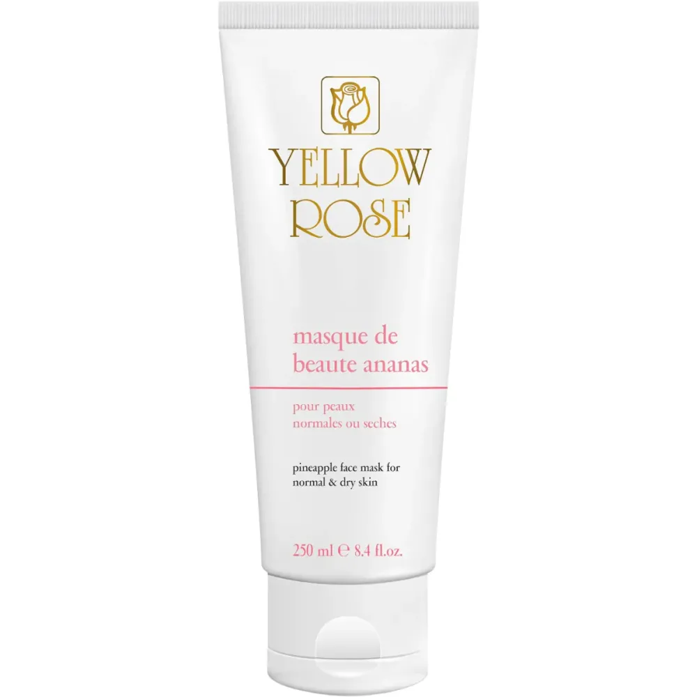 Увлажняющая питательная маска с ананасом для нормальной и сухой кожи Yellow Rose Masque De Beaute Ananas  - фото 2