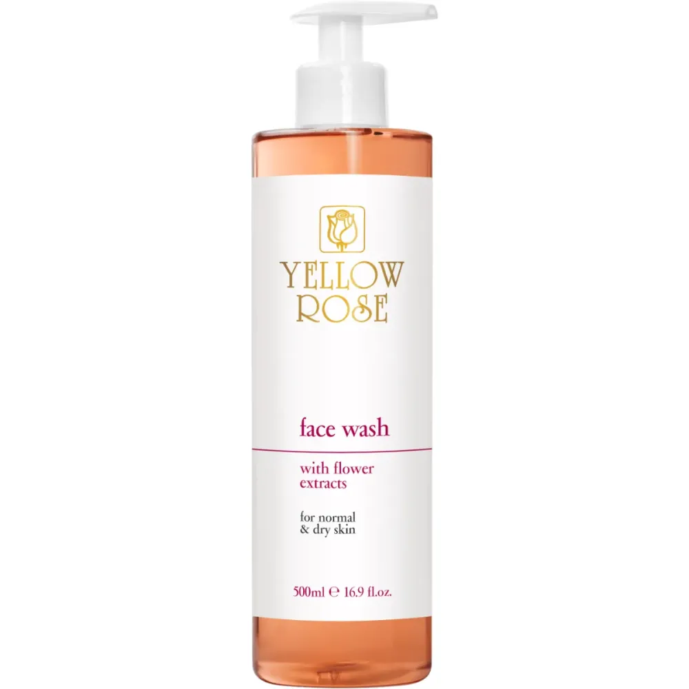 Очищающий увлажняющий гель для сухой и чувствительной кожи Yellow Rose Face Wash with Flower Extracts  - фото 2