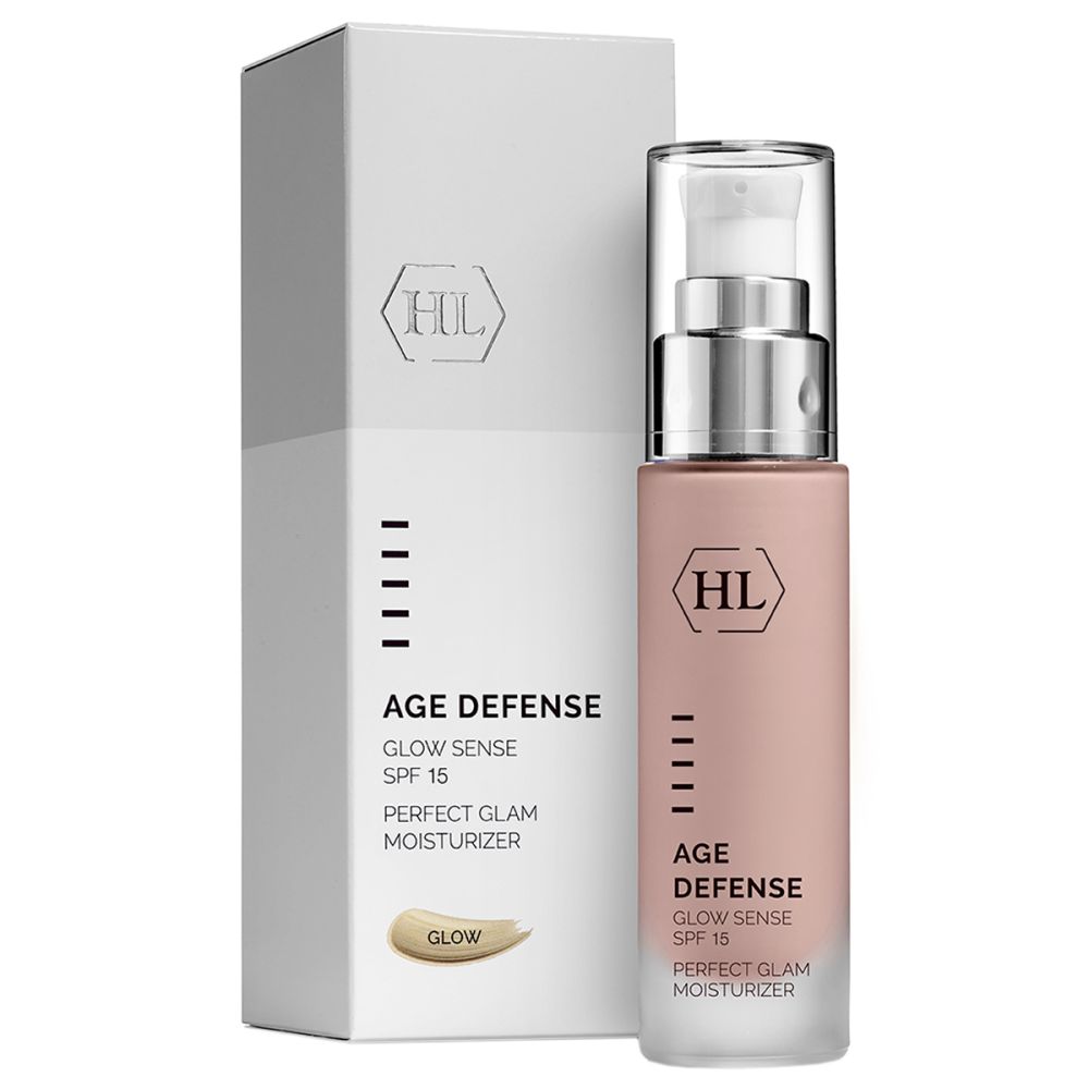 Зволожувальний крем з декор ефектом spf 15 Holy Land Age Defense Glow Sense SPF 15  - фото 1