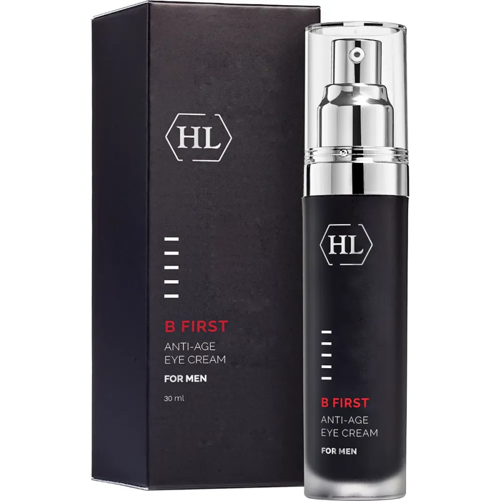 Антивозрастной крем под глаза против отеков для мужчин Holy Land B First Anti-Age Eye Cream  - фото 2