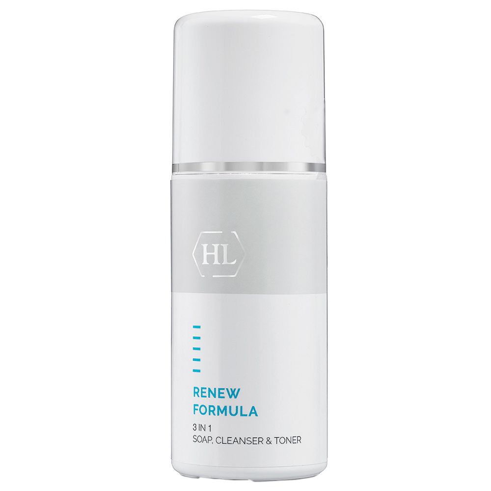 Очищувальний засіб 3 в 1 з ліпоєвою кислотою Holy Land Renew Formula 3 In 1 Soap Cleanser Toner  - фото 1
