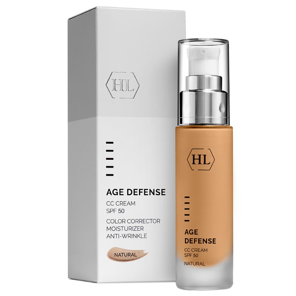 Сс крем spf 50 натуральний Holy Land Age Defense CC Cream SPF 50 Natural  - фото 1