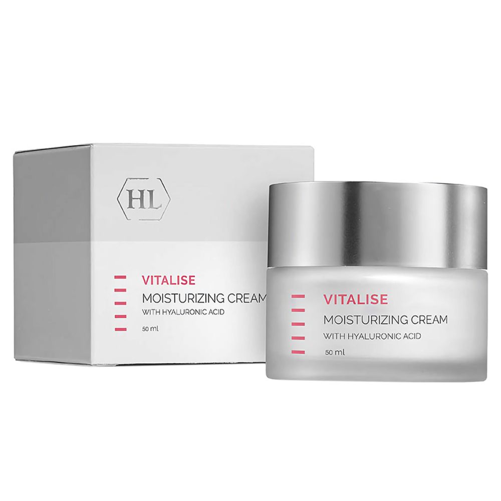 Денний зволожуючий крем з гіалуроновою кислотою Holy Land Vitalise Moisturizing Cream  - фото 1