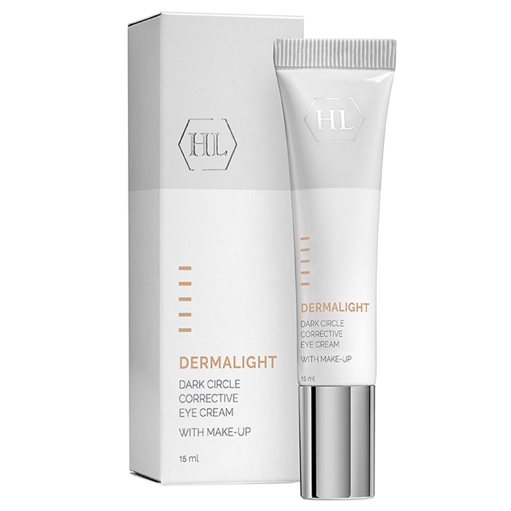 Коригуючий крем для повік з тоном Holy Land Dermalight Corrective Eye Cream With Make-Up  - фото 1