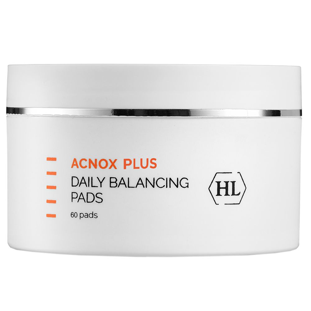 Балансуючі спонжі для обличчя для проблемної шкіри з акне Holy Land Acnox Plus Daily Balancing Pads  - фото 1
