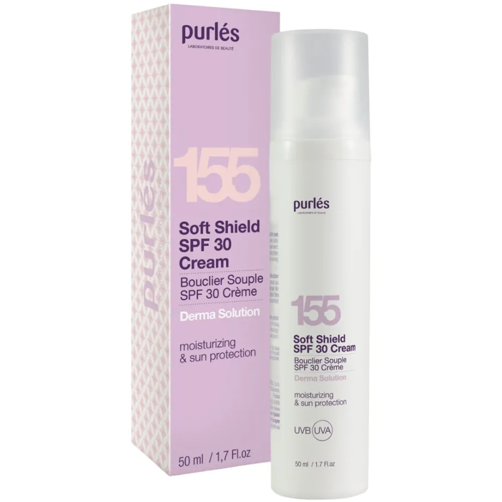 Зволожуючий матуючий захист SPF 30 для всіх типів шкіри Purles Soft Shield  - фото 2