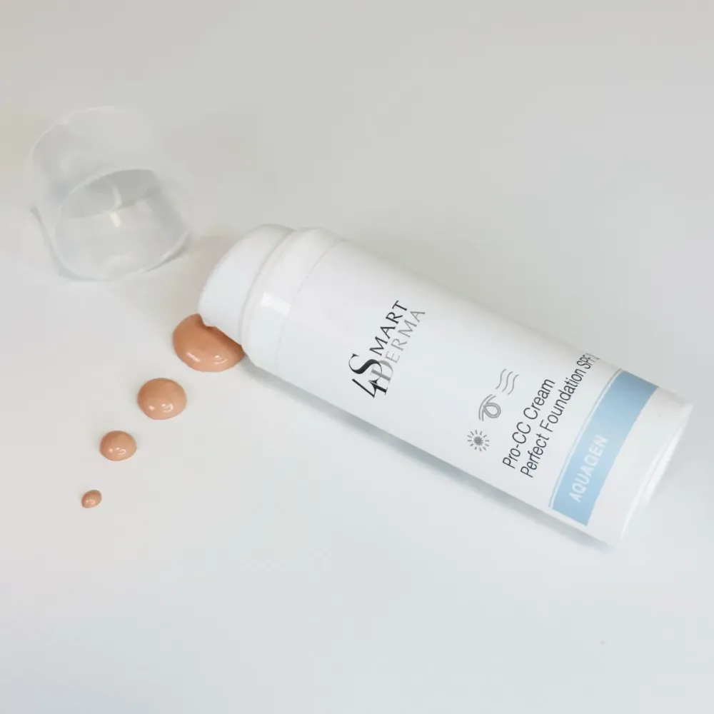 Тонувальний зволожувальний СС-крем SPF 30 для нормальної та сухої шкіри Smart4Derma Pro-CC Cream Perfect Foundation  - фото 2