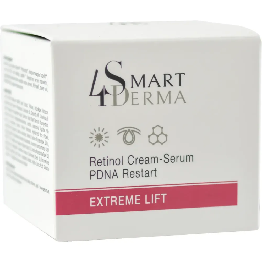 Омолоджувальна сироватка з ретинолом для вікової шкіри Smart4Derma Retinol Cream-Serum PDNA Restart  - фото 2