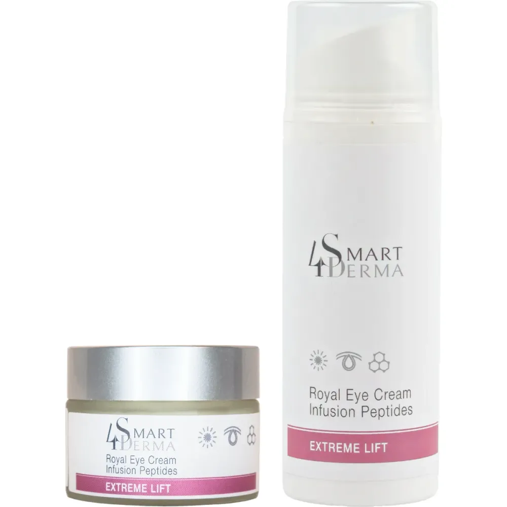 Антивіковий пептидний крем для контуру очей Smart4Derma Royal Eye Cream Infusion Peptides  - фото 10