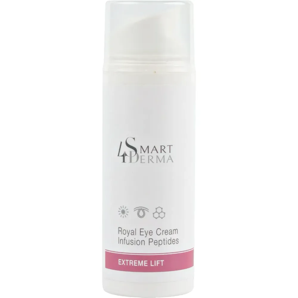 Антивіковий пептидний крем для контуру очей Smart4Derma Royal Eye Cream Infusion Peptides  - фото 9