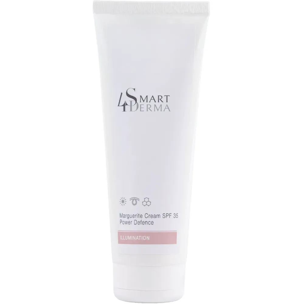 Дневной крем SPF 35 против пигментации для всех типов кожи Smart4Derma Marguerite Cream Power Defence  - фото 2