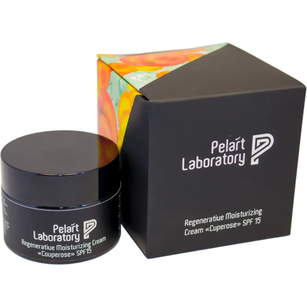 Заспокійливий зміцнювальний крем SPF 15 для чутливої шкіри Pelart Laboratory Day Cream Apricot  - фото 6