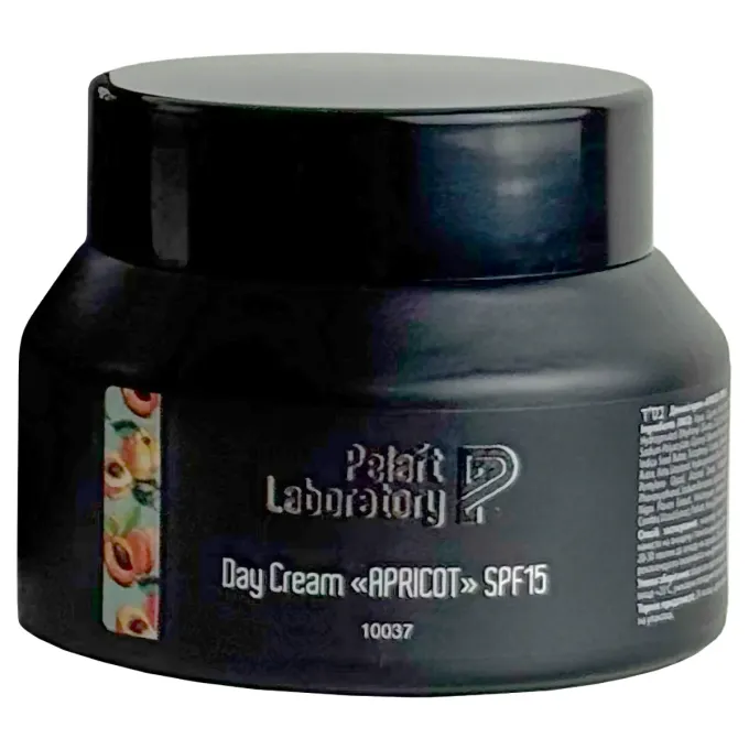 Заспокійливий зміцнювальний крем SPF 15 для чутливої шкіри Pelart Laboratory Day Cream Apricot