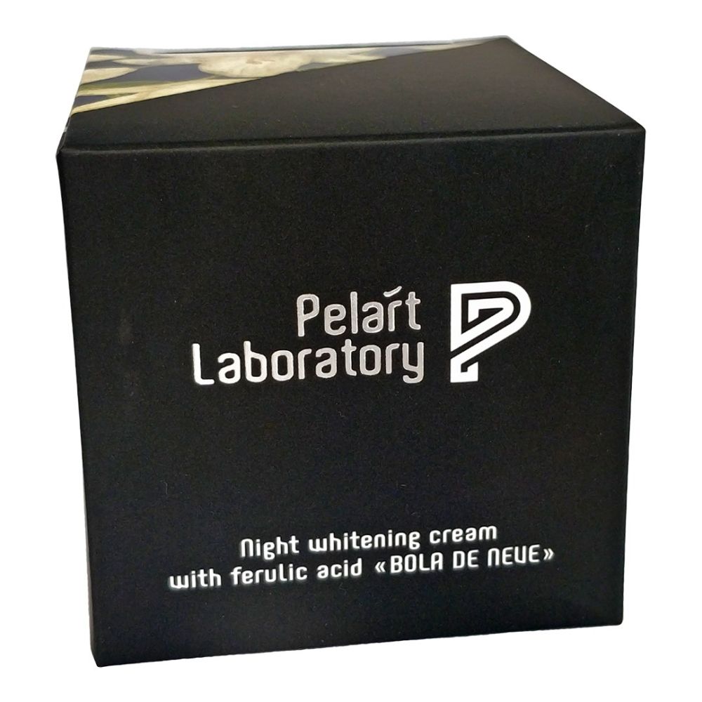 Нічний відбілювальний крем «BOLA DE NEVE» з феруловою кислотою Pelart Laboratory Night Whitening Cream With Ferulic Acid  - фото 4