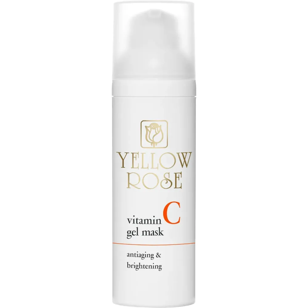 Освітлювальна антивікова гель-маска з вітаміном С Yellow Rose Vitamin C Gel Mask  - фото 1