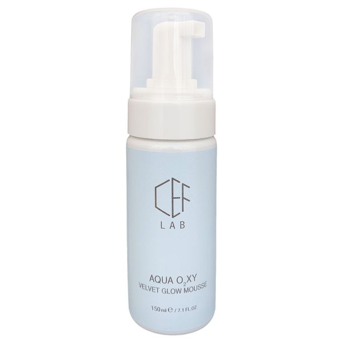 Шовковий антиоксидантний мус CEF Lab Aqua O2XY Velvet Glow Mousse