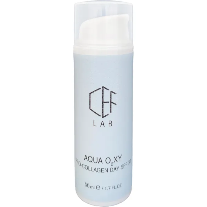 Проколагеновий денний зволожувальний крем SPF 30 CEF Lab Aqua O2XY Pro-Collagen Day