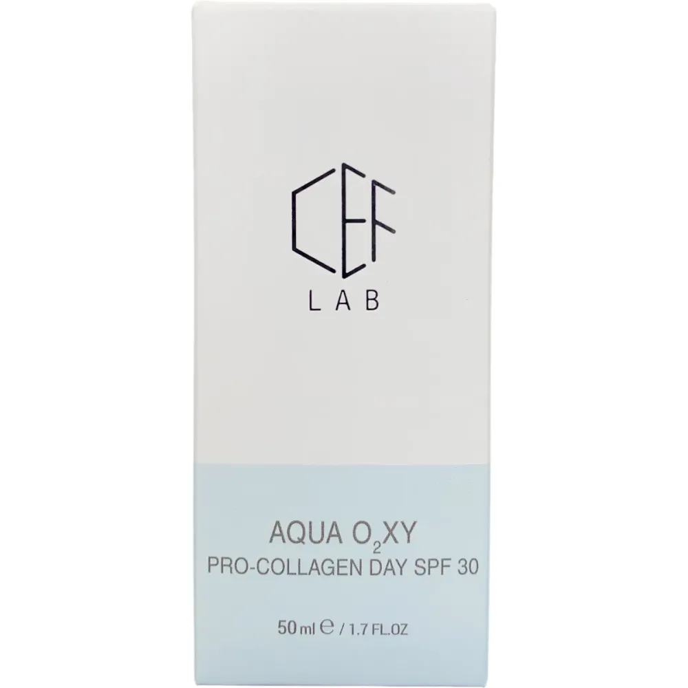 Проколагеновий денний зволожувальний крем SPF 30 CEF Lab Aqua O2XY Pro-Collagen Day  - фото 3