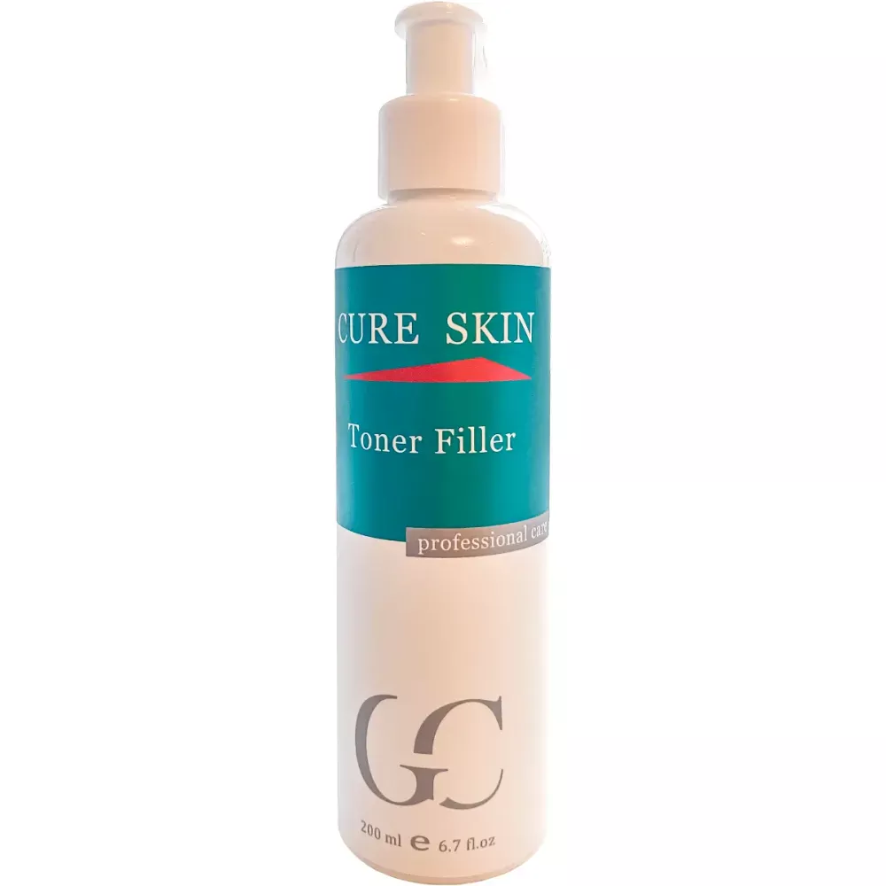 Увлажняющий тонер-филлер с эффектом лифтинга для всех типов кожи Cure Skin Toner Filler  - фото 1