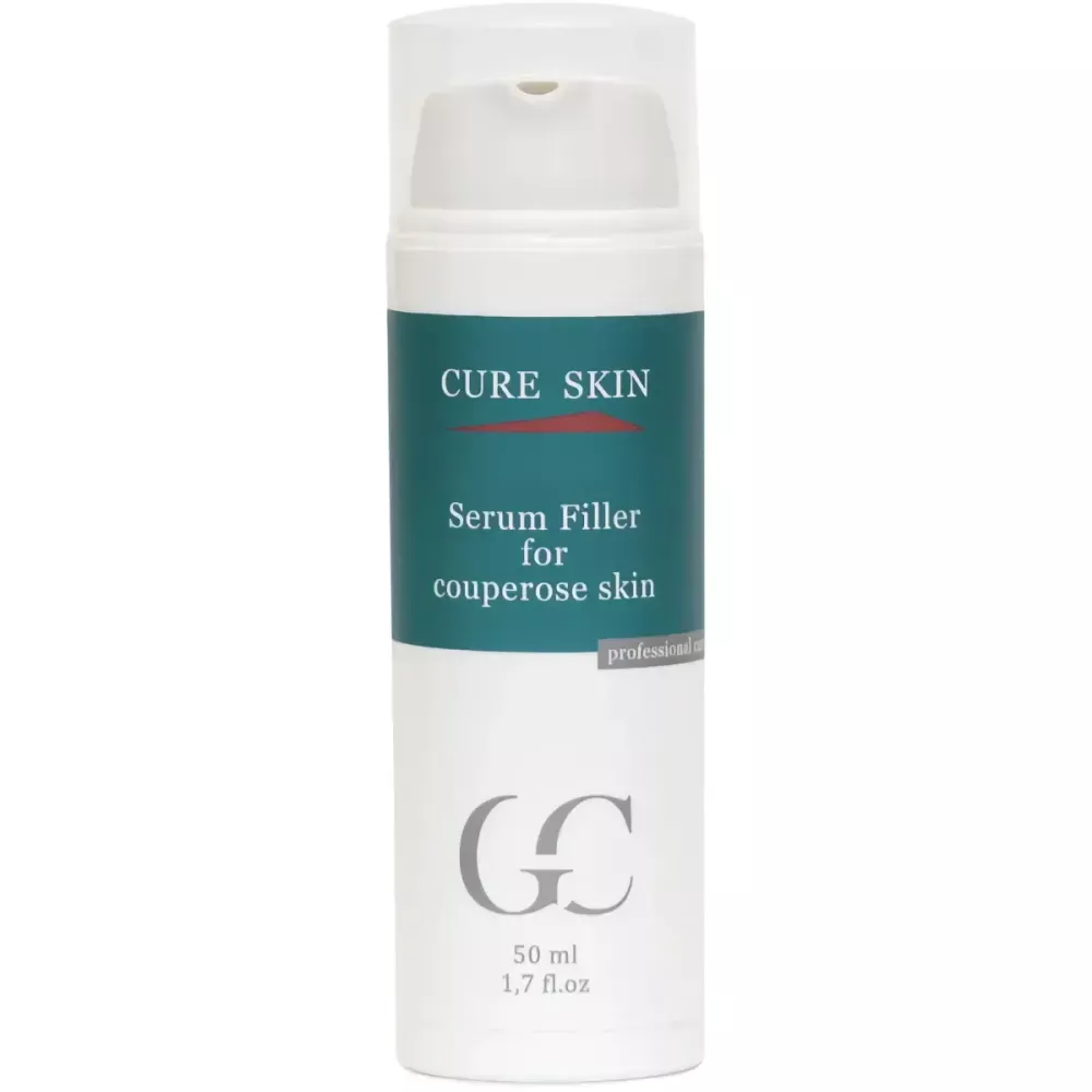 Антикуперозная омолаживающая сыворотка для чувствительной кожи Cure Skin Serum Filler  - фото 1