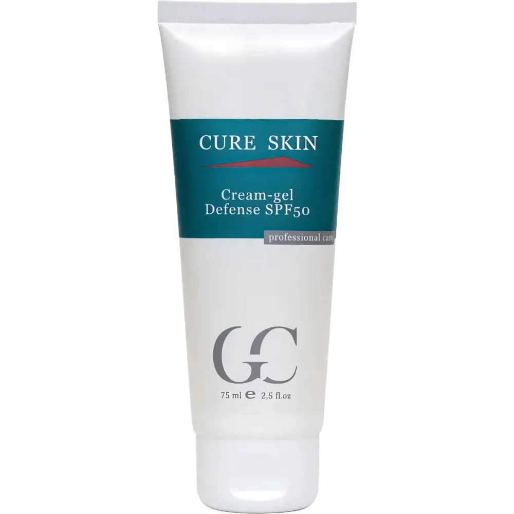Солнцезащитный увлажняющий крем-гель SPF 50 для всех типов кожи Cure Skin Cream-Gel Defense  - фото 1