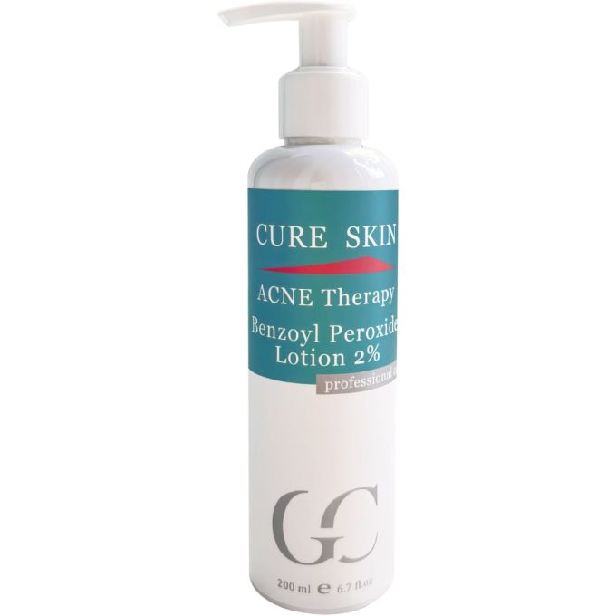 Антибактеріальний лосьйон проти акне з бензоїл пероксидом Cure Skin Benzoyl Peroxide Lotion