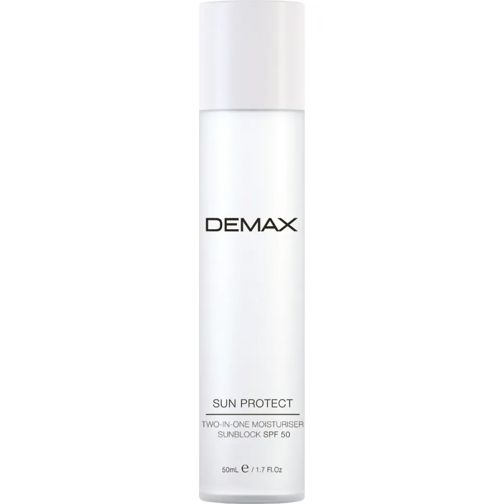 Сонцезахисний зволожувальний крем-флюїд SPF 50 Demax Two In One Moisturiser Sunblock  - фото 1