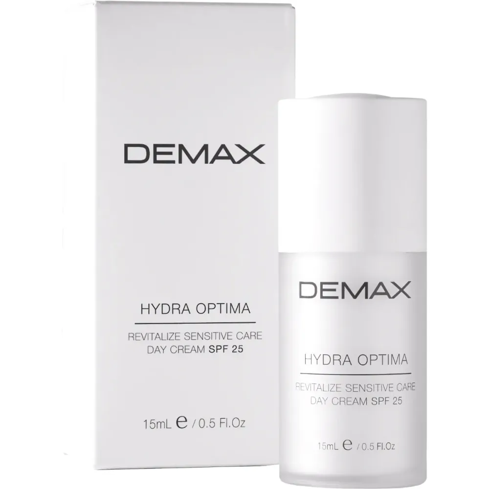 Зволожувальний денний крем SPF 25 для сухої та чутливої шкіри Demax Revitalize Sensitive Care Day Cream  - фото 5