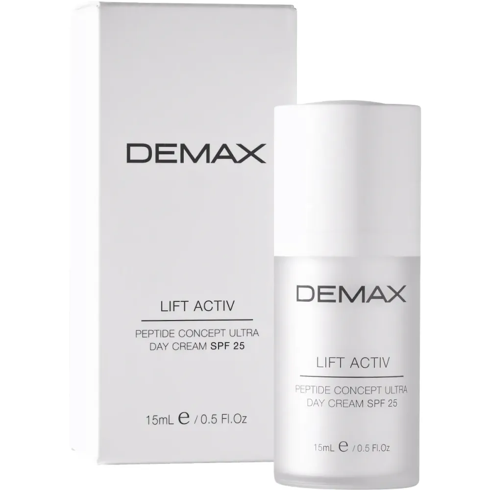 Антивіковий пептидний ліфтинг-крем SPF 25 Demax Peptide Concept Ultra Day Cream  - фото 5
