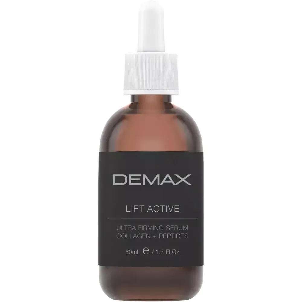 Пептидна ліфтинг-сироватка проти зморшок Demax Ultra Firming Serum Collagen Peptides  - фото 1