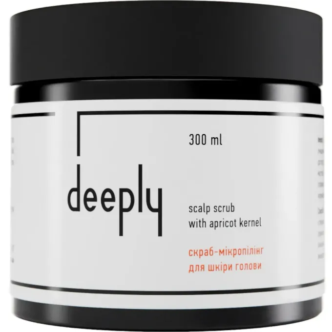 Очищающий себорегулирующий скраб для кожи головы Deeply Scalp Scrub with Apricot Kernel