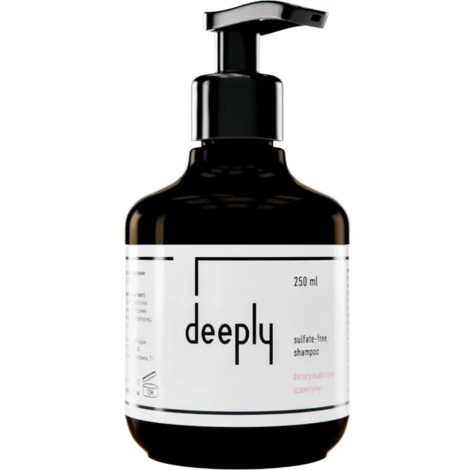 Зволожувальний безсульфатний шампунь для сухої шкіри голови Deeply Sulfate-Free Shampoo