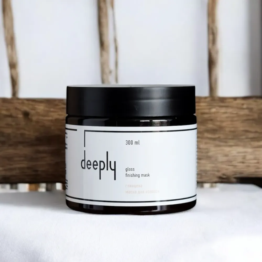 Защитная глянцевая маска для блеска волос после реконструкции Deeply Gloss Finishing Mask  - фото 3