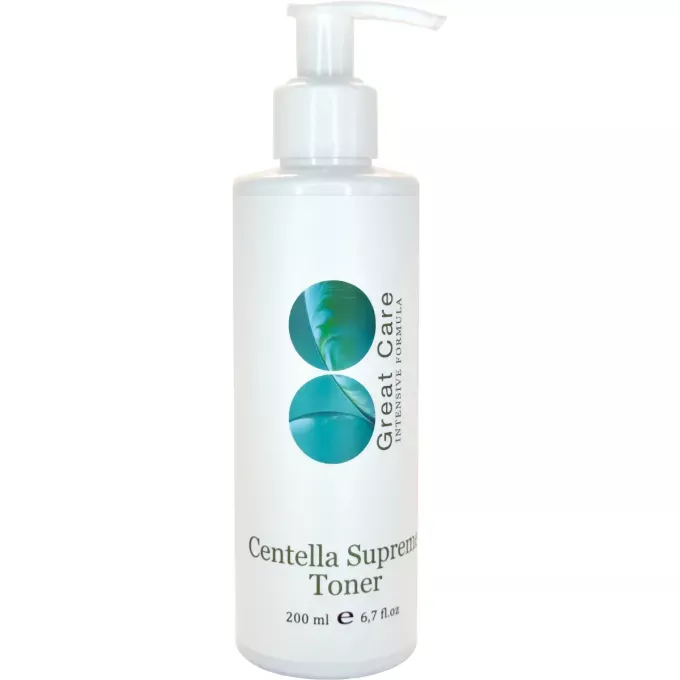 Увлажняющий успокаивающий тонер для обезвоженной кожи Great Care Centella Supreme Toner