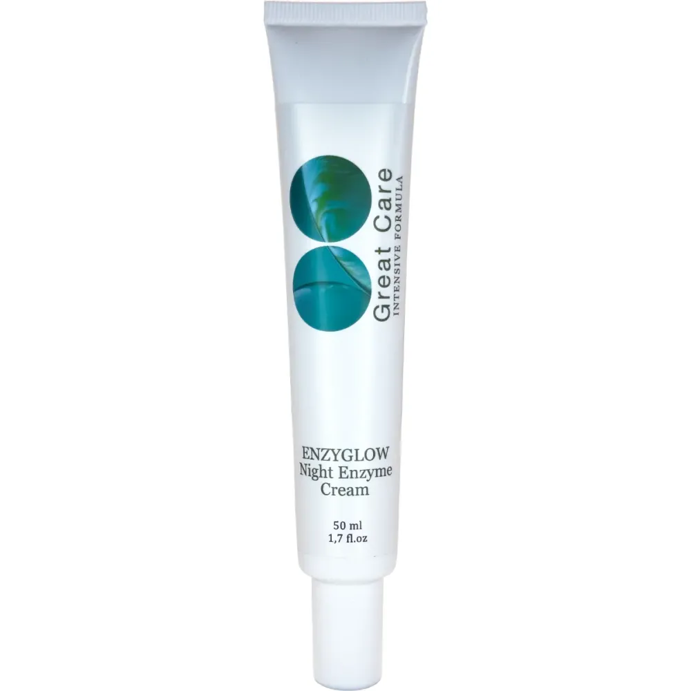 Оновлювальний ензимний нічний крем для тьмяної шкіри Great Care Enzyglow Night Enzyme Cream  - фото 1