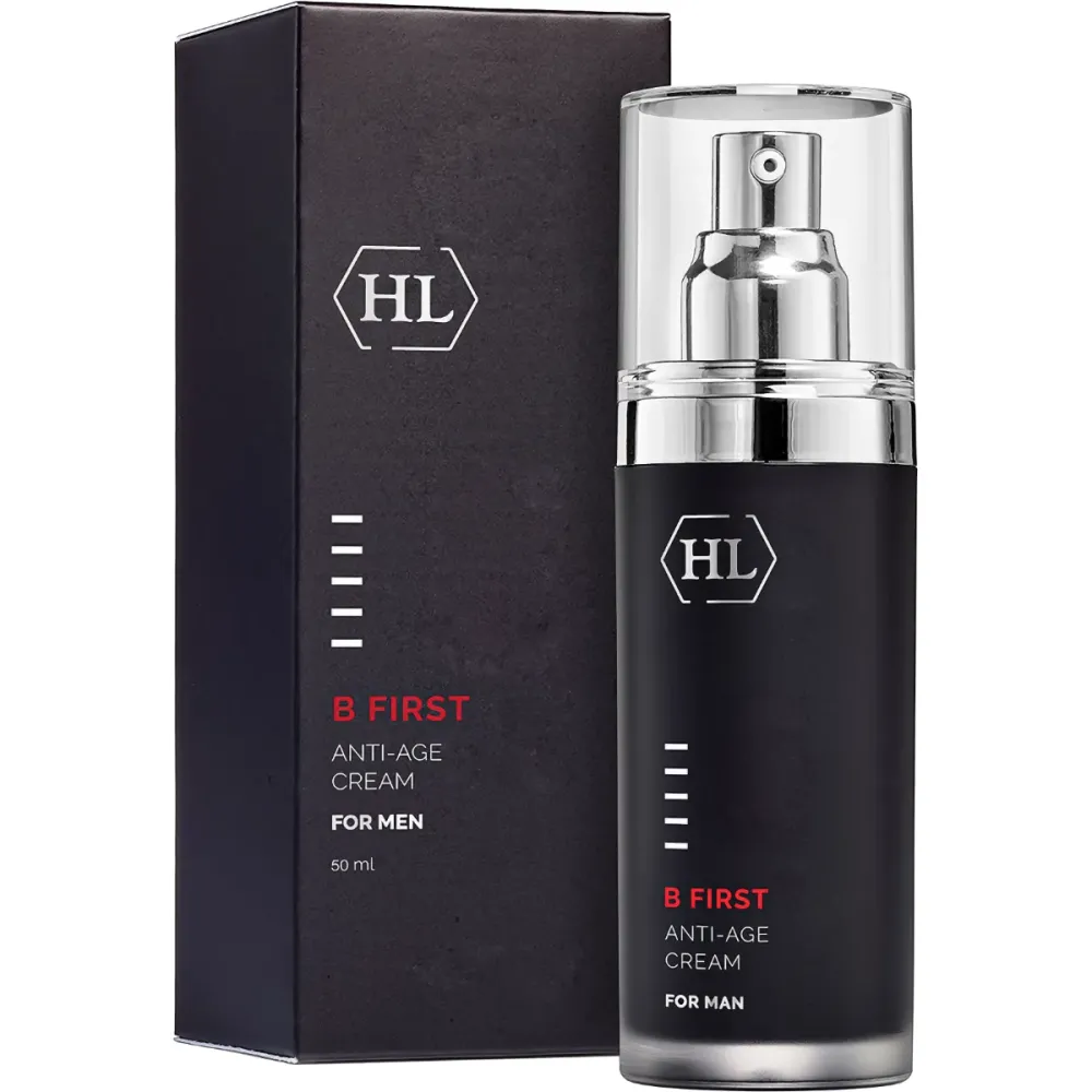 Антивіковий зволожувальний крем для чоловіків Holy Land B First Anti-Age Cream  - фото 2