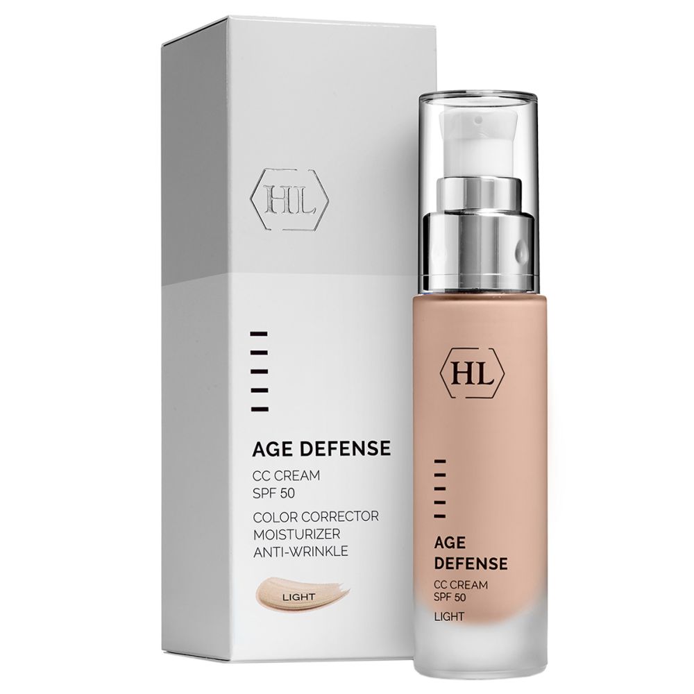 Сс крем spf 50 світлий Holy Land Age Defense CC Cream SPF 50 Light  - фото 1