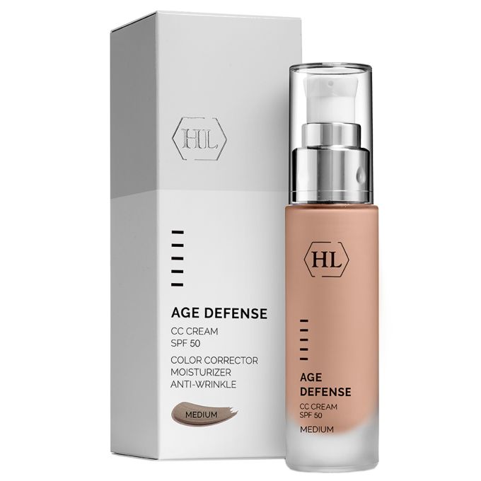 Cc крем spf 50 середній Holy Land Age Defense CC Cream SPF 50 Medium