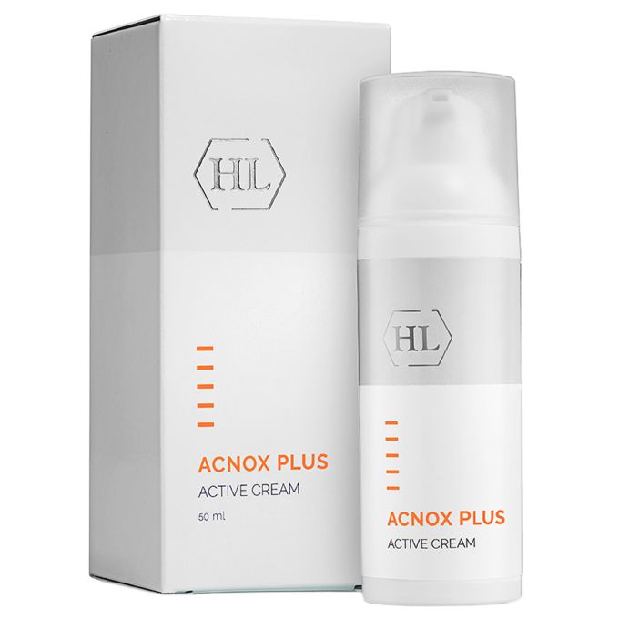 Успокаивающий активный крем для жирной кожи Holy Land Acnox Plus Active Cream