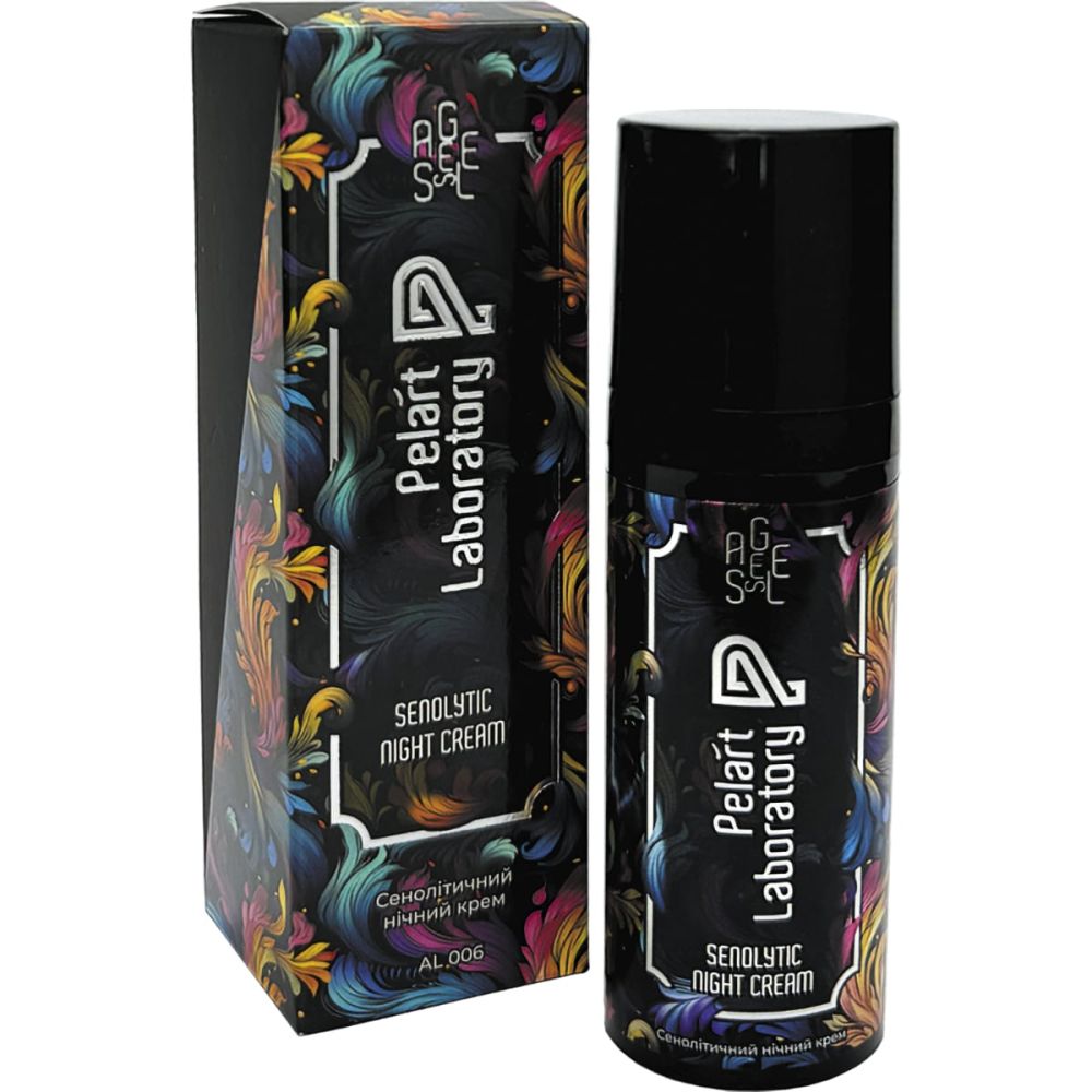 Нічний крем проти старіння для всіх типів шкіри Pelart Laboratory Senolytic Night Cream  - фото 3