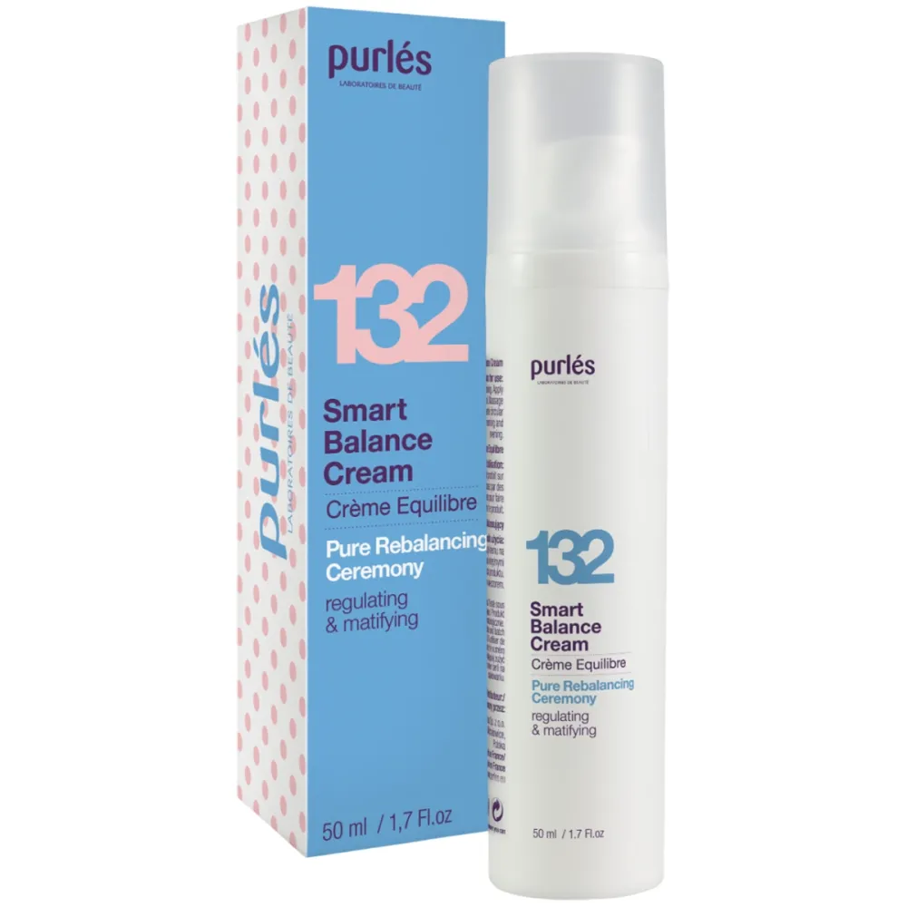 Матирующий успокаивающий крем для проблемной кожи Purles Smart Balance Cream  - фото 2