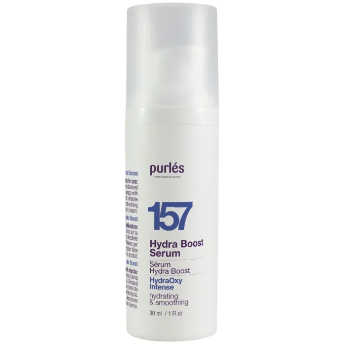 Інтенсивна зволожуюча антивікова сироватка для сухої шкіри Purles Hydra Boost Serum
