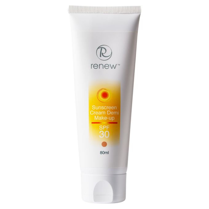 Солнцезащитный тональный крем-антиоксидант SPF-30 Renew Sunscreen Cream Demi Make Up
