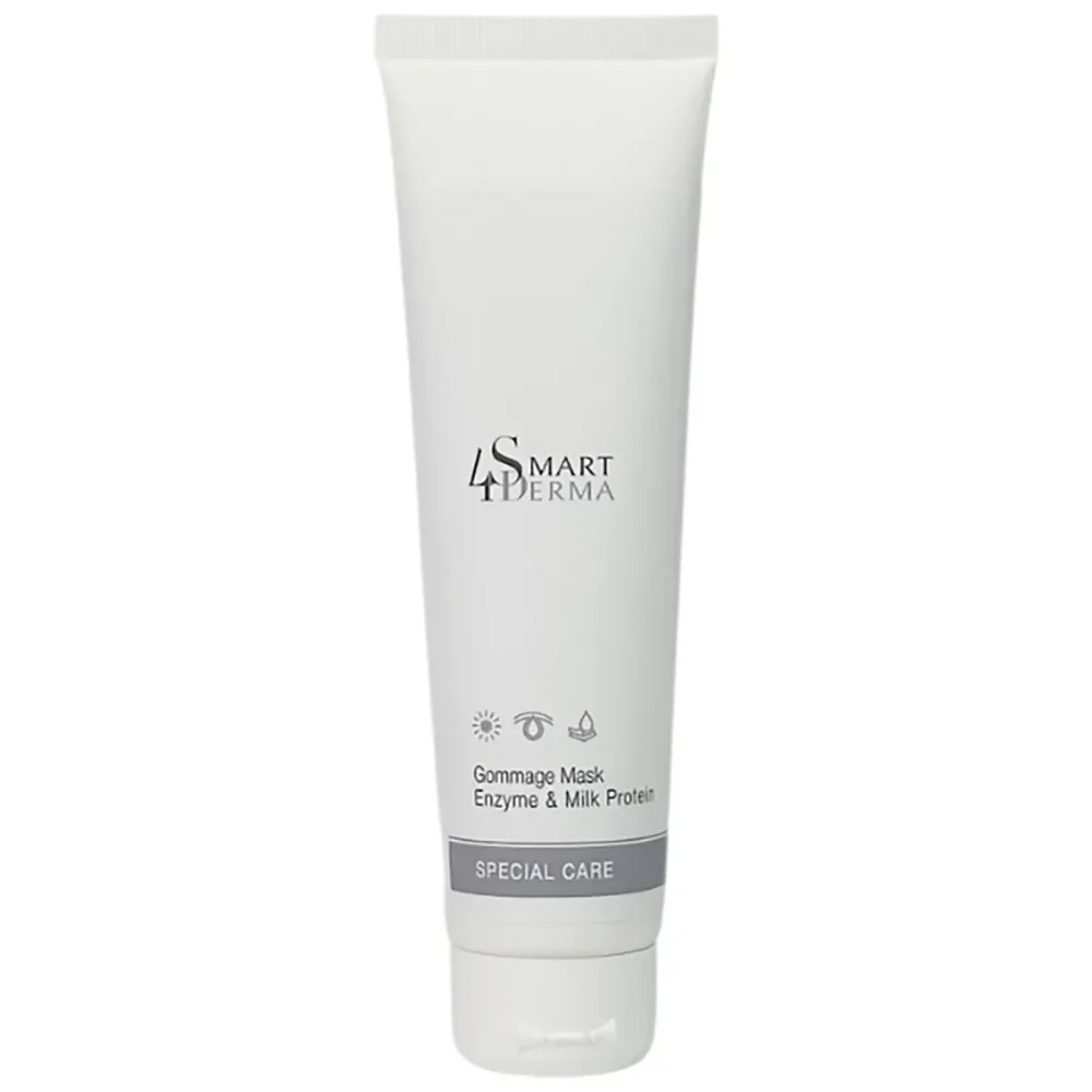 Маска-гоммаж для деликатного очищения и сияния кожи Smart4Derma Gommage Mask Enzyme Milk Protein  - фото 1