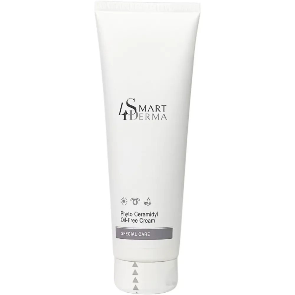 Увлажняющий фитоцерамидный крем-флюид для всех типов кожи Smart4Derma Phyto Ceramidyl Oil-Free Cream  - фото 1