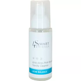 Очищувальна мультикислотна пінка для жирної шкіри з акне Smart4Derma AHA-BHA-PHA Mousse Cleanse