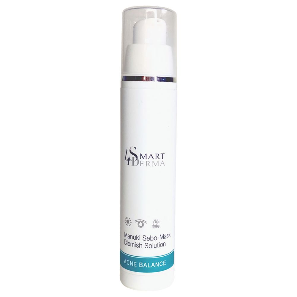Мануки-маска для восстановления микробиома и себорегуляции Smart4Derma Manuki Sebo-Mask Blemish Solution  - фото 1
