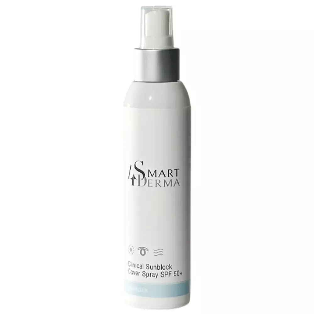 Солнцезащитный восстанавливающий спрей SPF 50 Smart4Derma Clinical Sunblock Cover Spray  - фото 1