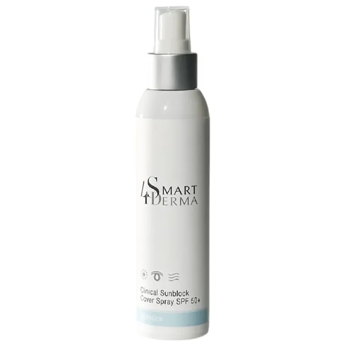 Солнцезащитный восстанавливающий спрей SPF 50 Smart4Derma Clinical Sunblock Cover Spray